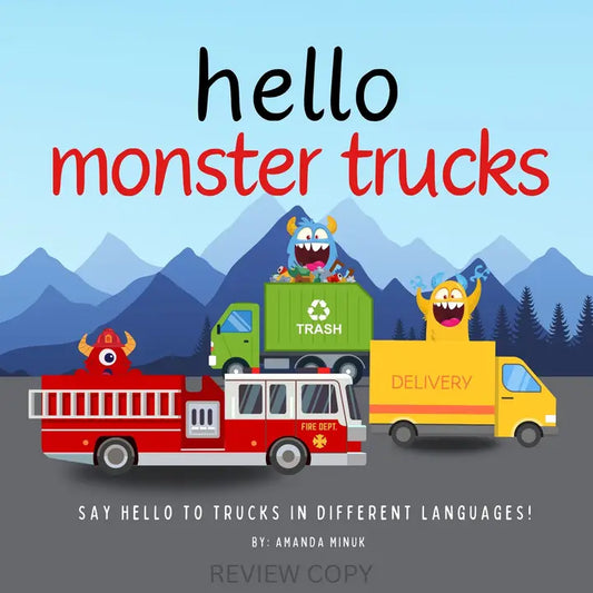 Doodle Daw Press - Hello Monster Trucks