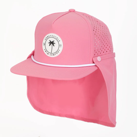 Honeysuckle Swim Co. - Snapback Sunhat Bright Pink