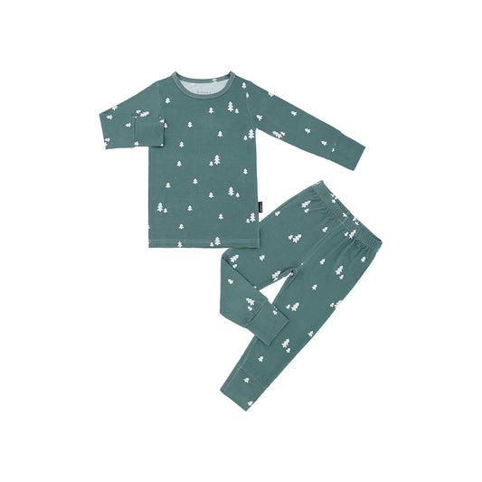 Long Sleeve PJ Set - Tiny Trees